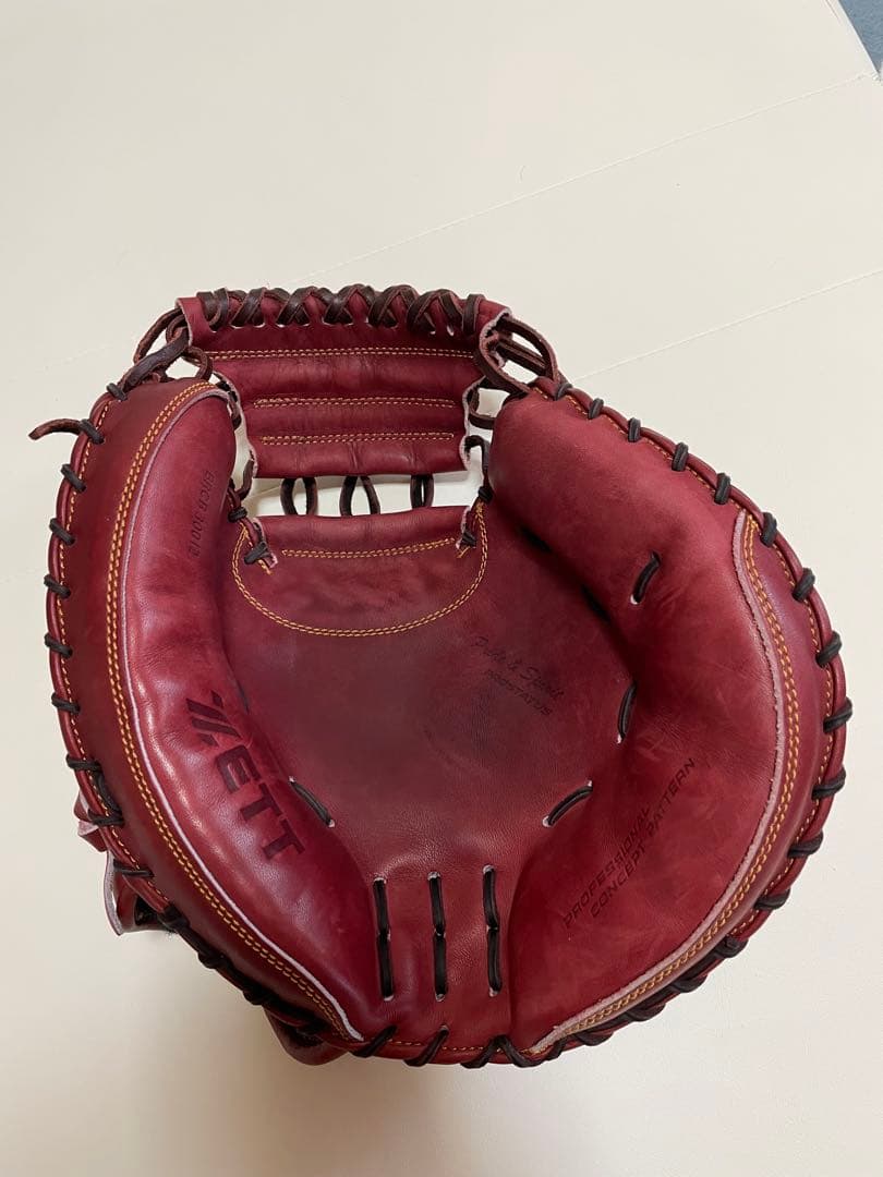 【美品】ゼット　プロステイタス　軟式キャッチャーミット