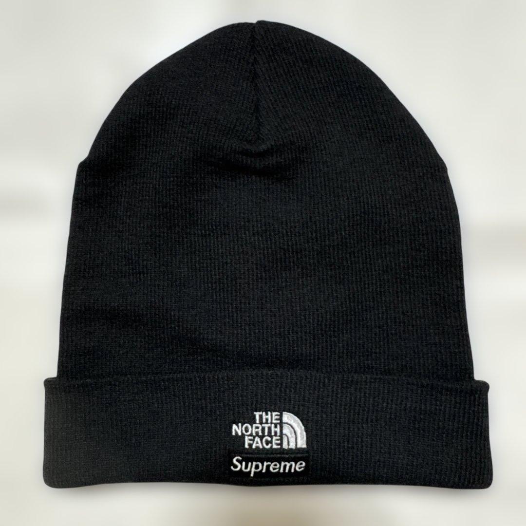 【美品】Supreme x TheNorthFace ビーニー ニット帽