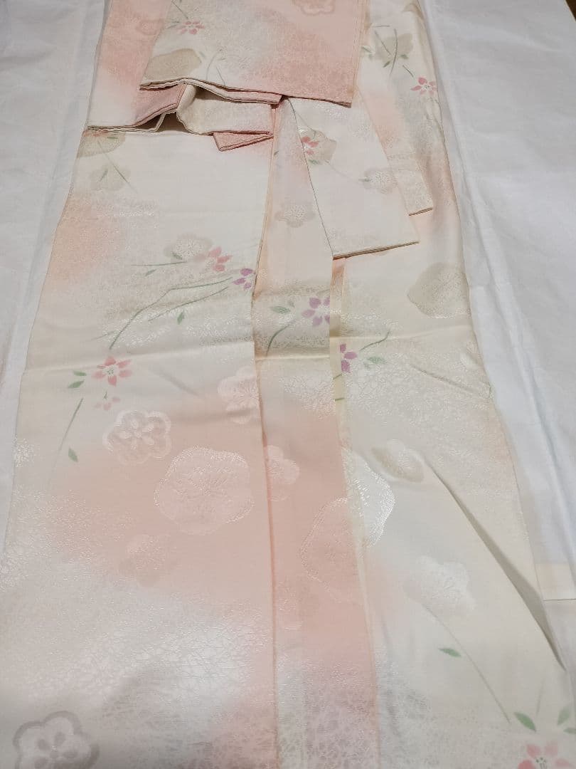 螺鈿作家 藤本隆士作　帯　みや美　桜　長襦袢　着物