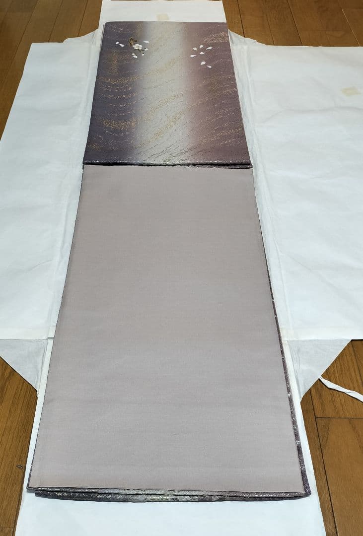 螺鈿作家 藤本隆士作　帯　みや美　桜　長襦袢　着物