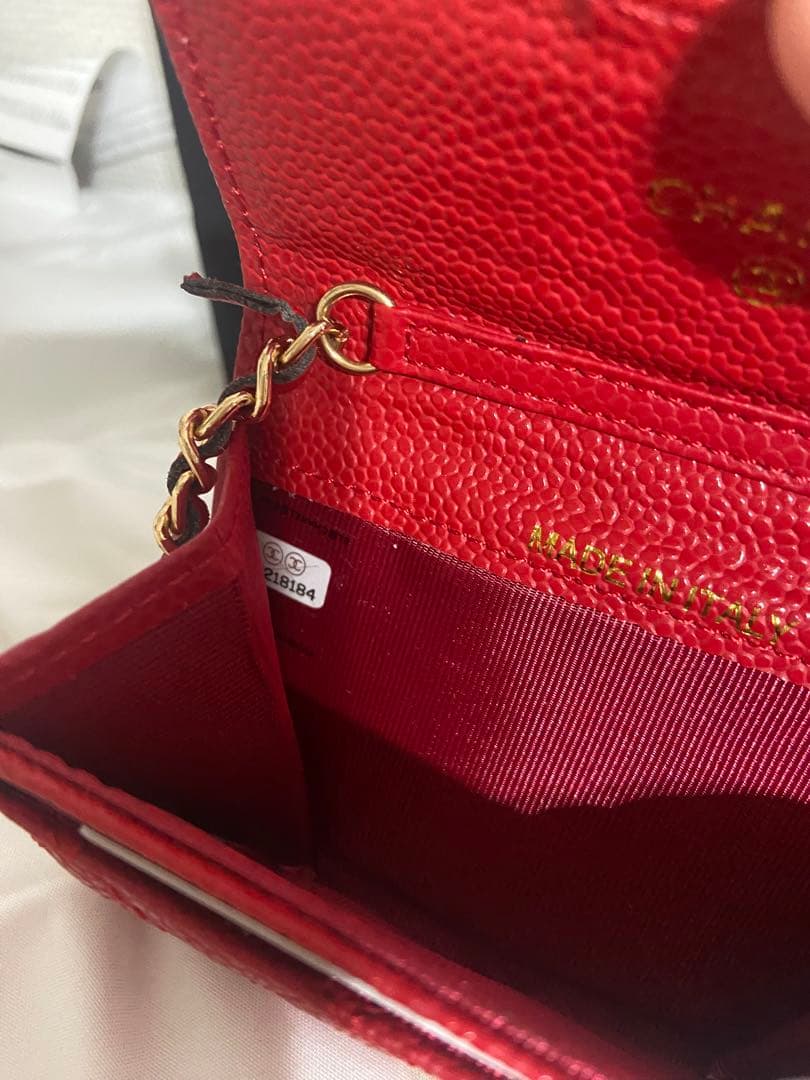 CHANEL チェーン付カードケース　ノベルティ