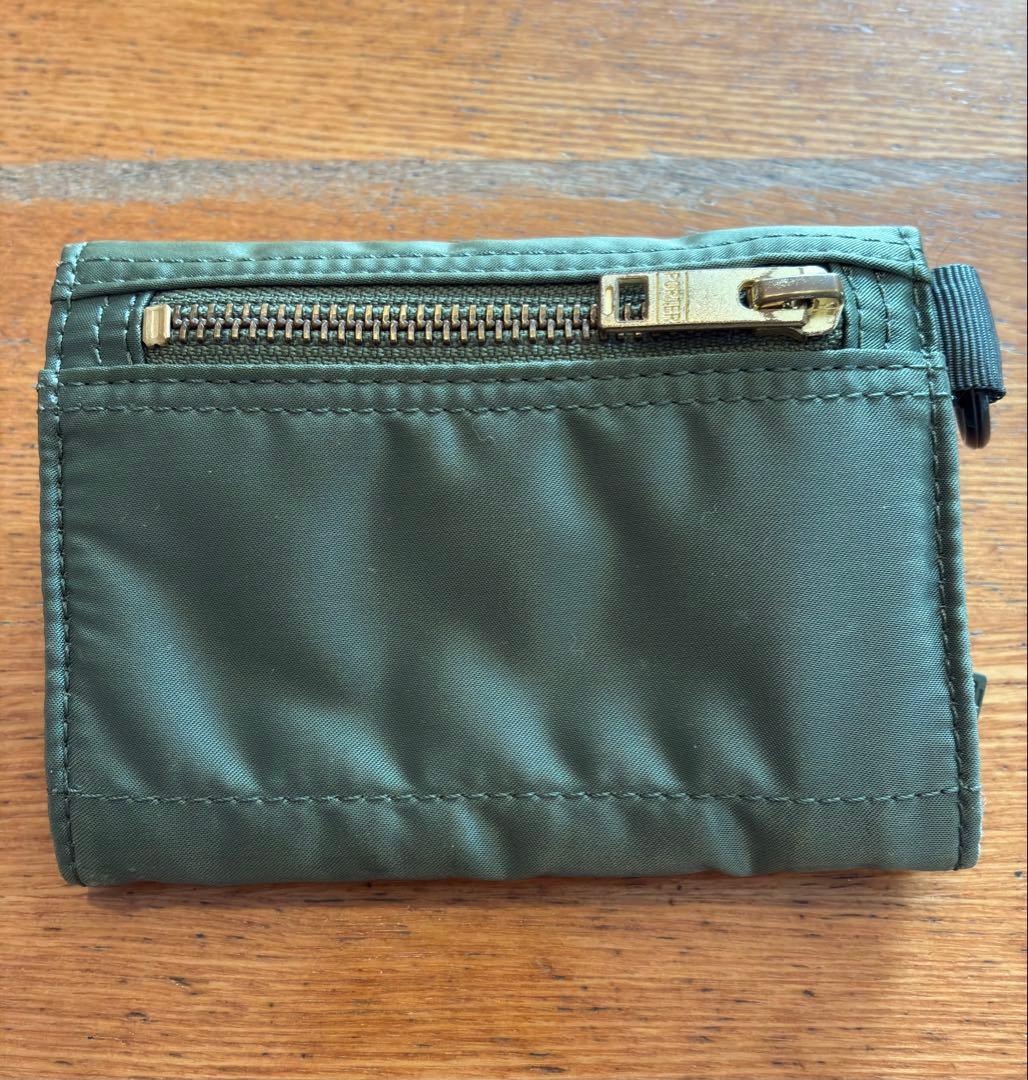 PORTER ポーター　タンカー　三つ折り財布　セージグリーン