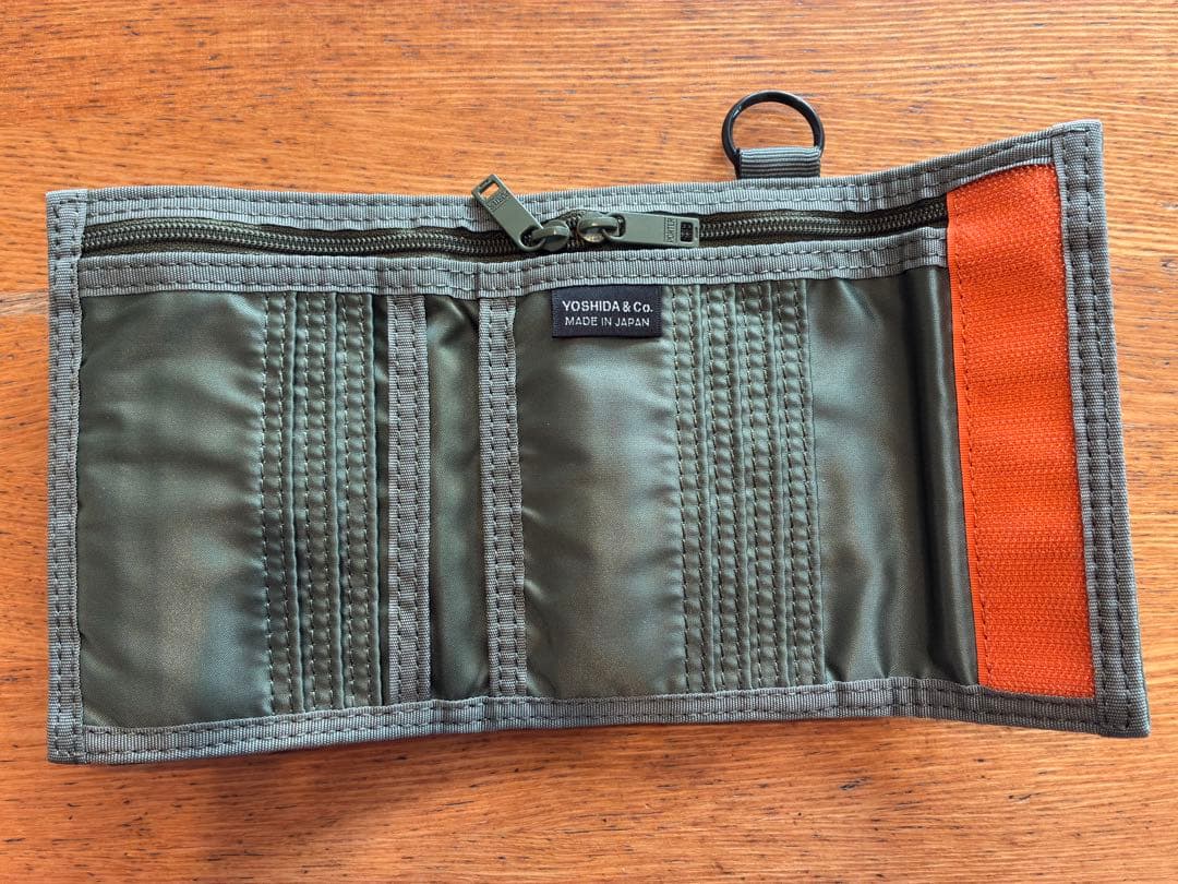 PORTER ポーター　タンカー　三つ折り財布　セージグリーン