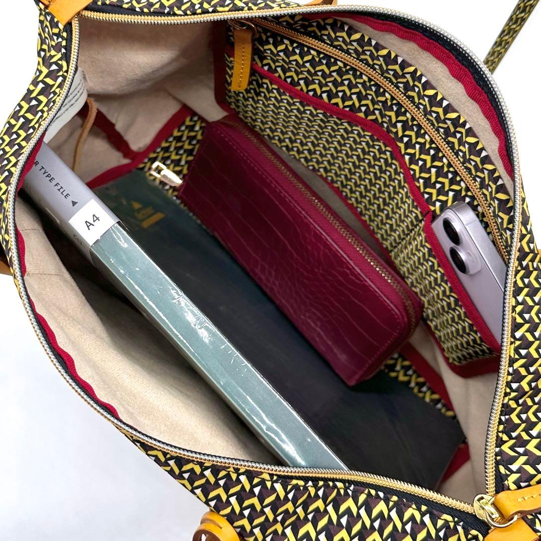 ほぼ未使用✨ロベルタピエリ TATAMI トートバッグ 肩掛け SUN A4◎