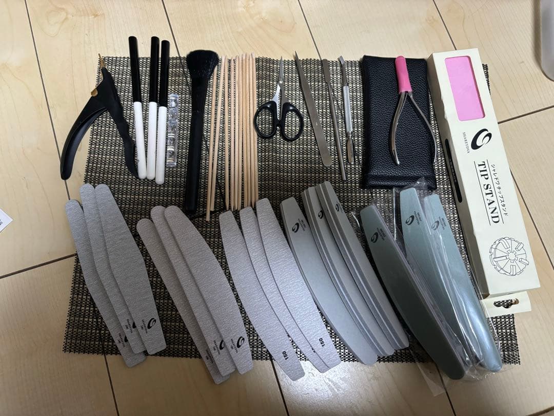 ネイルジェル検定セット　初級　中級　上級　資格　モデルハンド