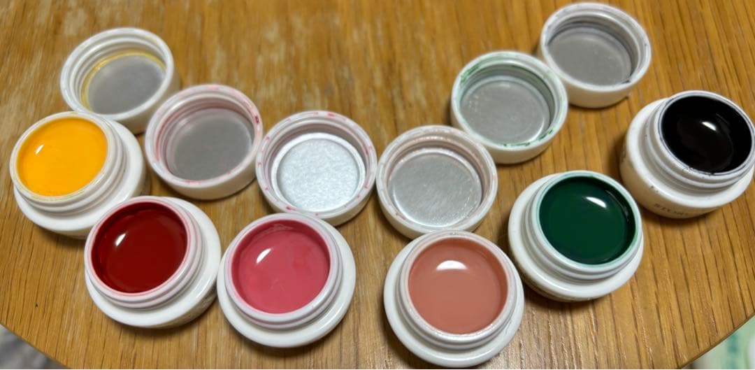 ネイルジェル検定セット　初級　中級　上級　資格　モデルハンド