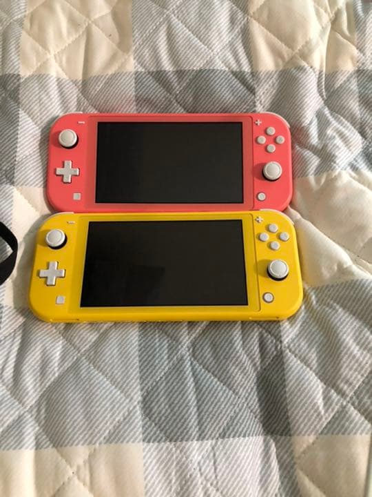Nintendo Switch LITE イエロー＆ピンク2つ付き