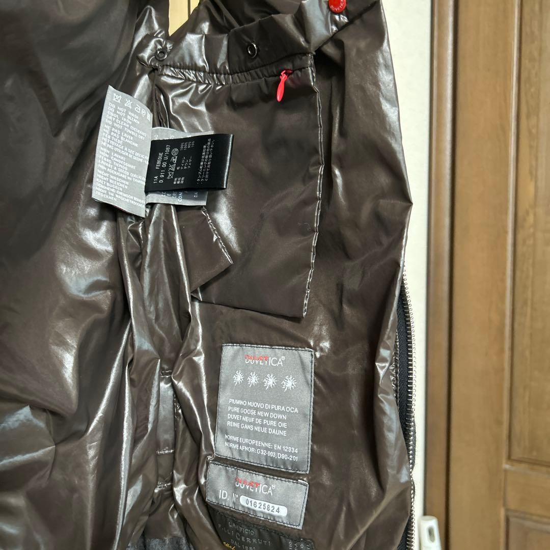 お値下げします♡DOVETICA ダークグレー フード付きダウンベスト 40
