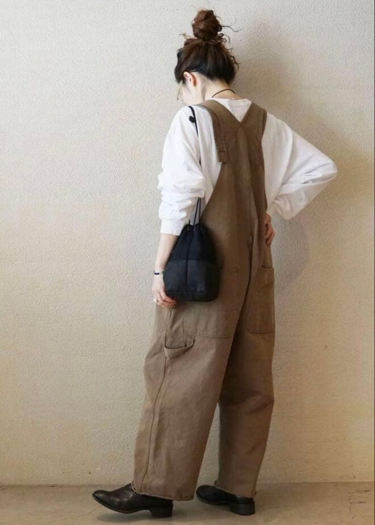 新品　ジャーナルスタンダード　luxe ヴィンテージヘリンボン　オーバーオール