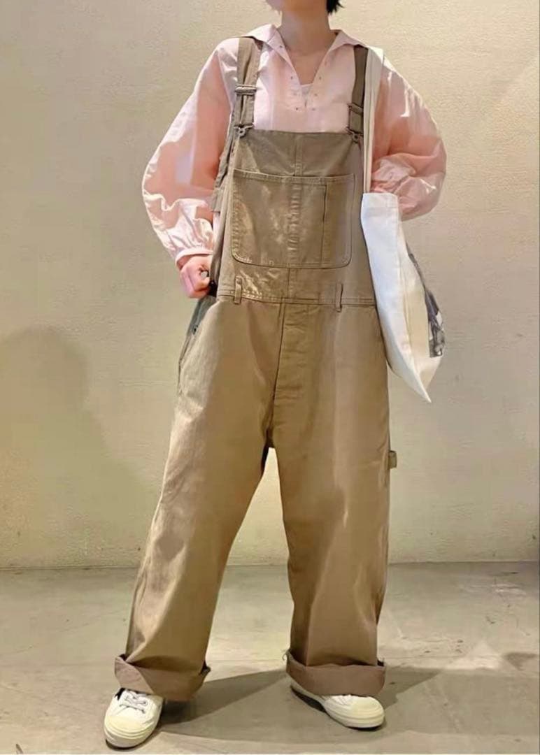 新品　ジャーナルスタンダード　luxe ヴィンテージヘリンボン　オーバーオール