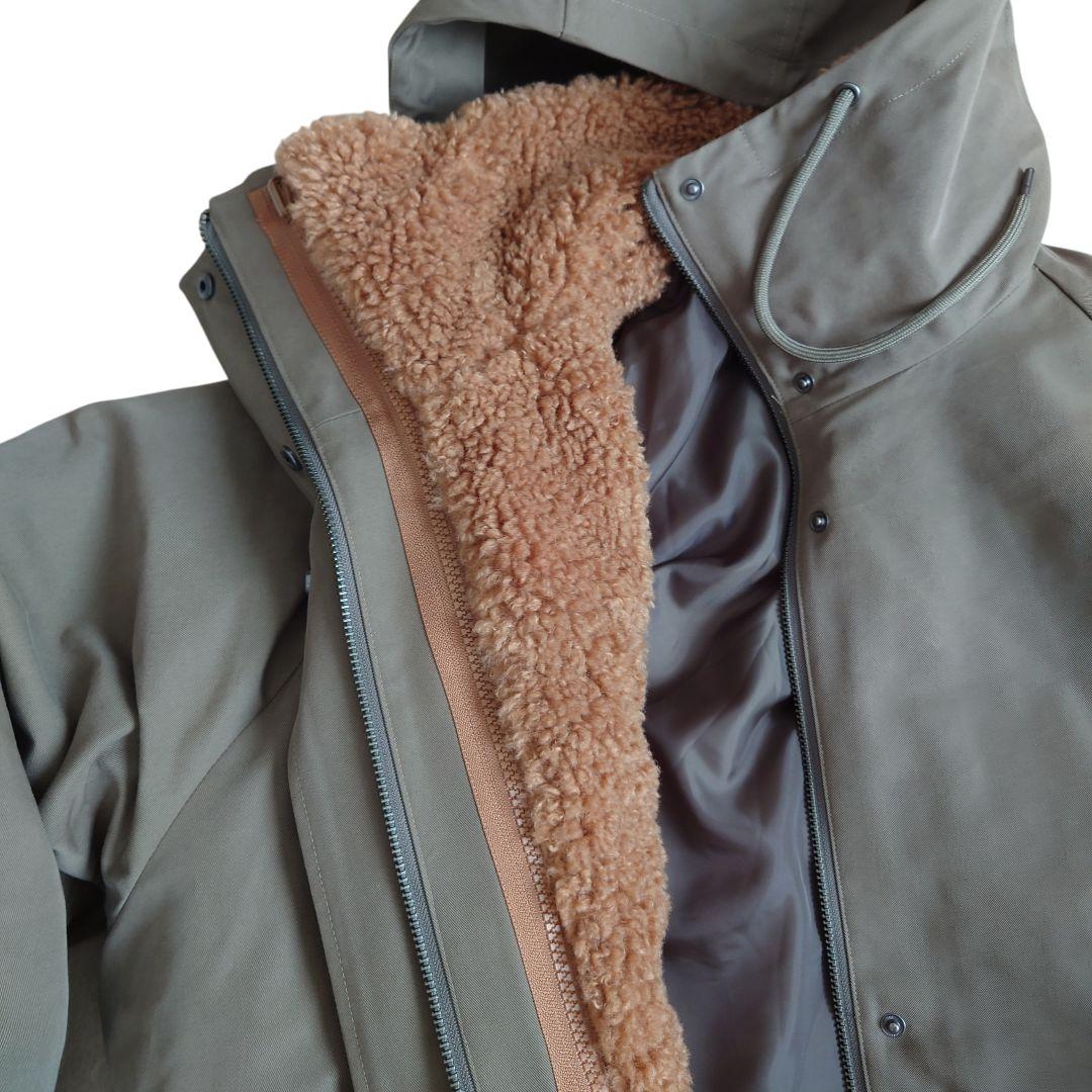 若槻千夏　wcj　エコファーライナー付きコー3way　カーキ系色　フリーサイズ