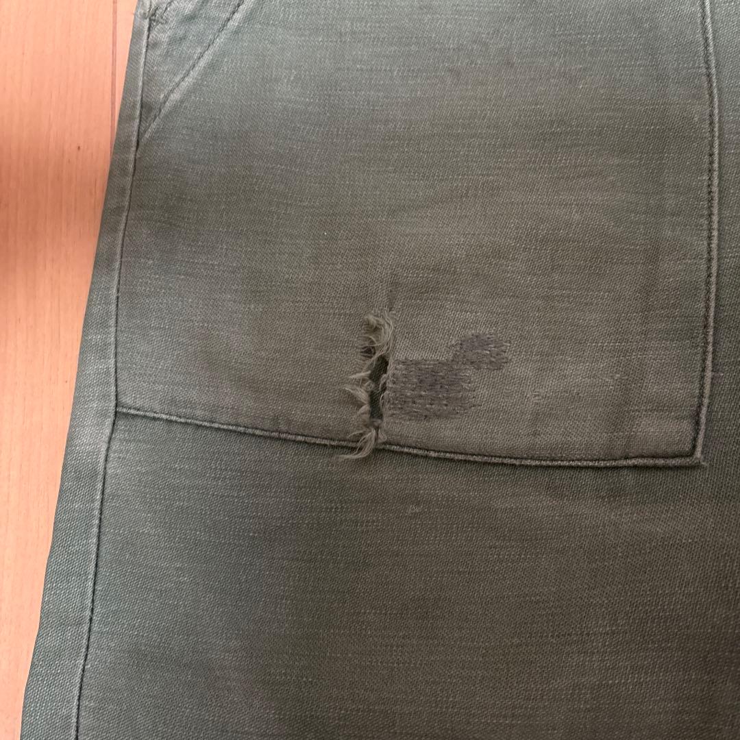 60s ベイカーパンツ　コットンサテン