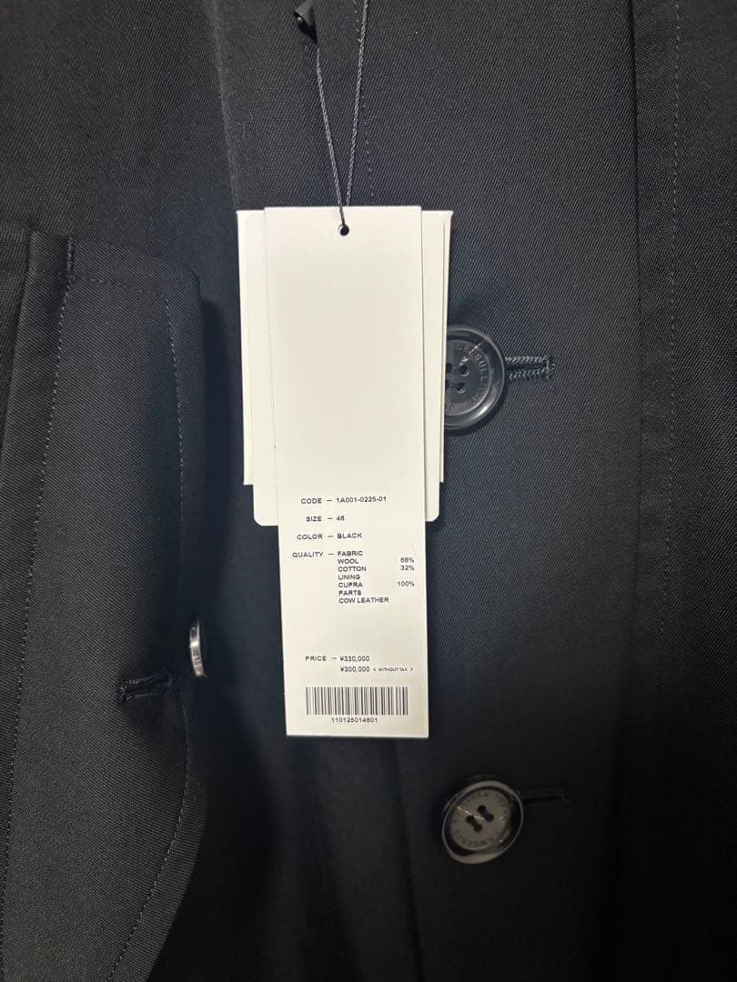 【定価330,000円】ジョンローレンスサリバン•ステンカラーコート　サイズ46