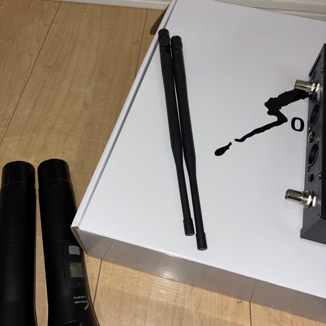 SOUNDPURE 8011IIマイク2本受信機 ワイヤレスマイクセット中古美品