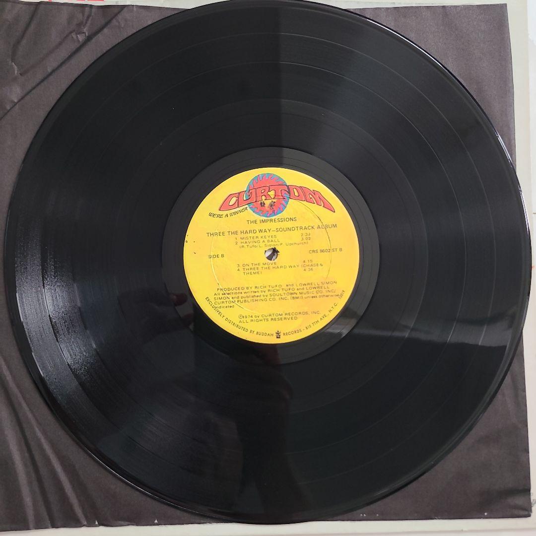 ★ＵＳオリジナル盤★スリー・ザ・ハード・ウェイ』THE IMPRESSIONS