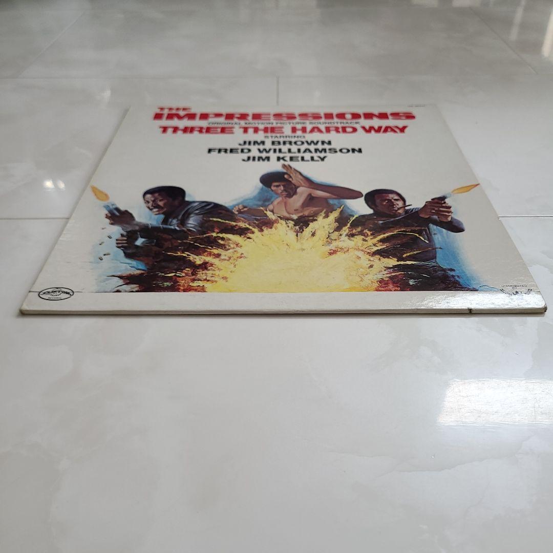 ★ＵＳオリジナル盤★スリー・ザ・ハード・ウェイ』THE IMPRESSIONS