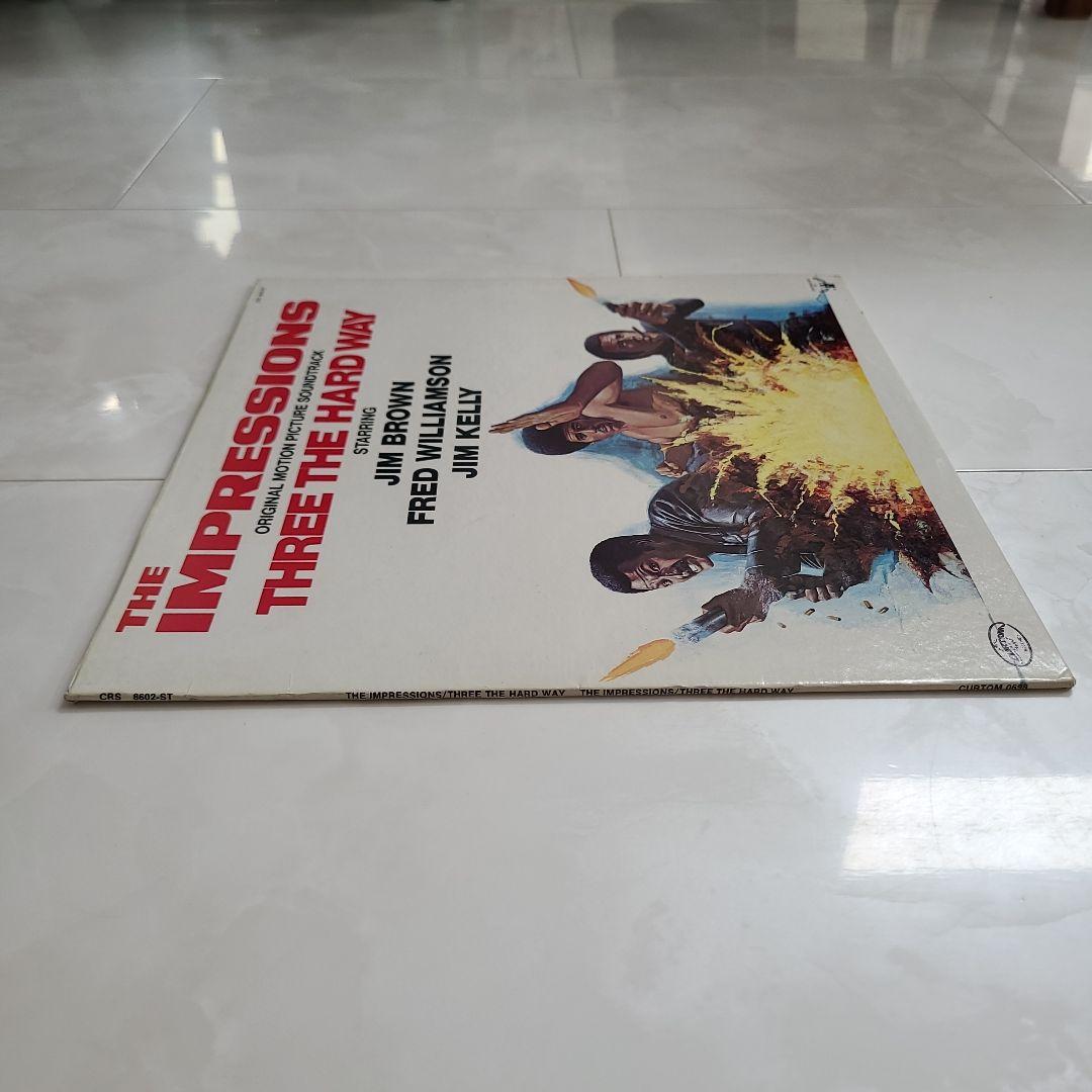 ★ＵＳオリジナル盤★スリー・ザ・ハード・ウェイ』THE IMPRESSIONS