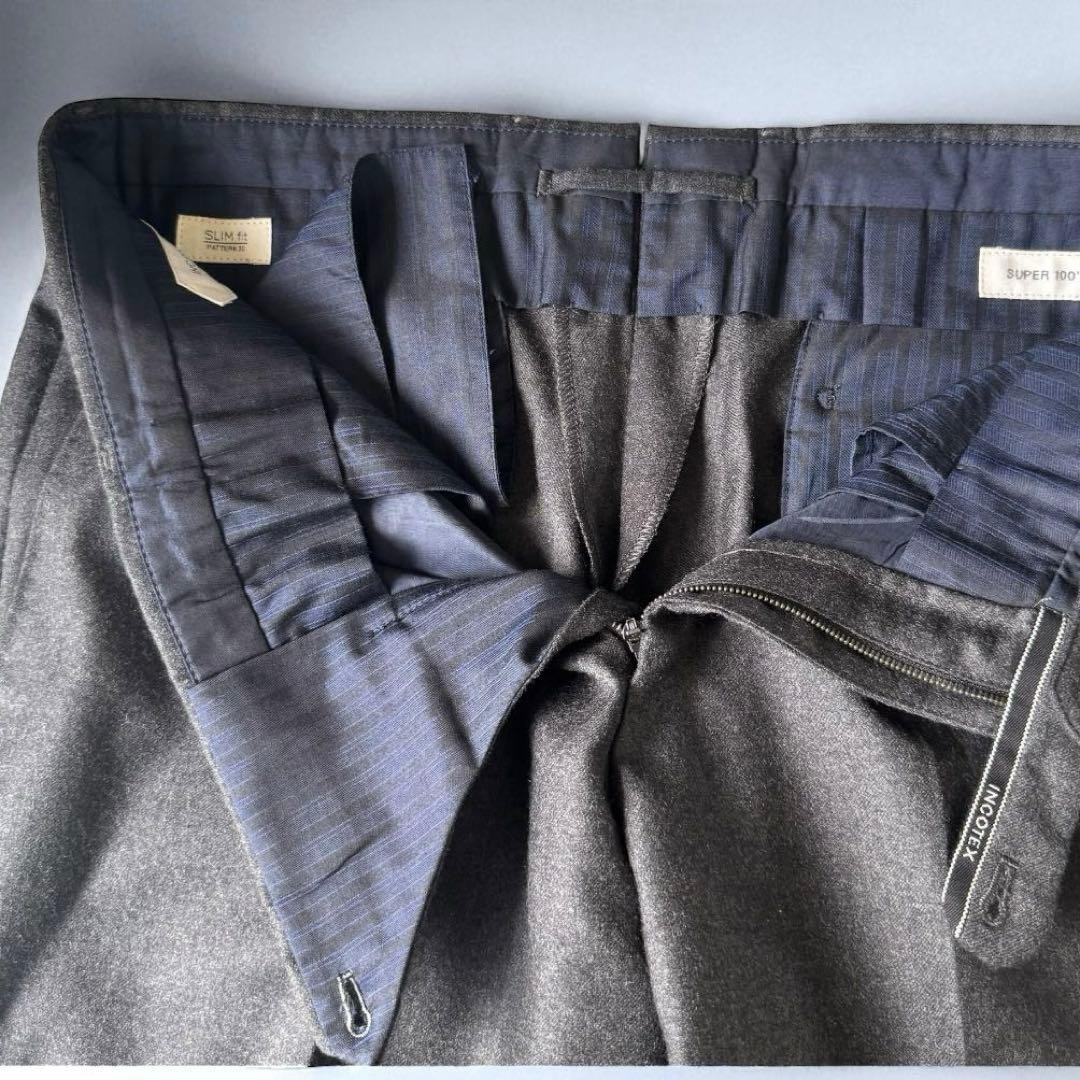 美品✨インコテックス スラックス 46 SUPER100’s ウール イタリア製