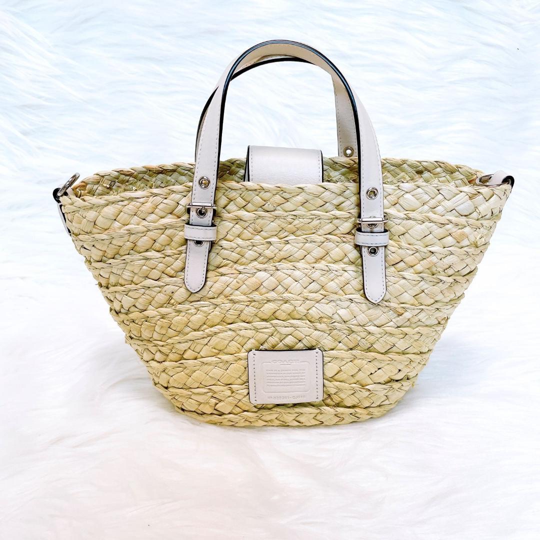 コーチ CJ519 ショルダーバック 2WAY　ハンドバック　カゴバック