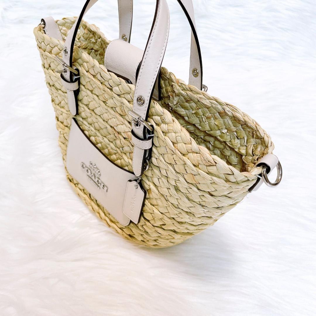 コーチ CJ519 ショルダーバック 2WAY　ハンドバック　カゴバック