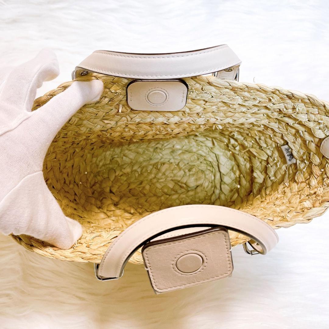 コーチ CJ519 ショルダーバック 2WAY　ハンドバック　カゴバック