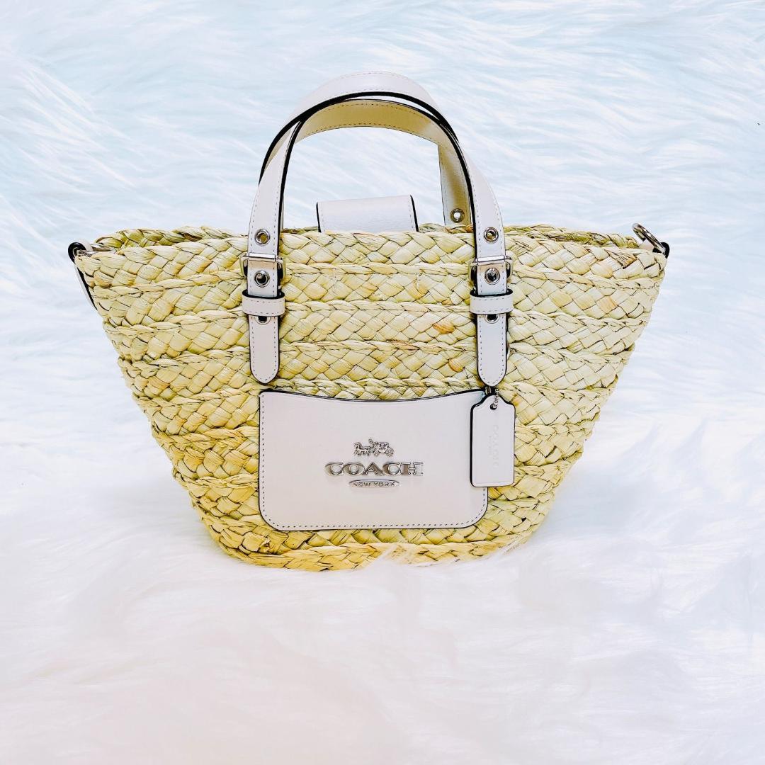 コーチ CJ519 ショルダーバック 2WAY　ハンドバック　カゴバック