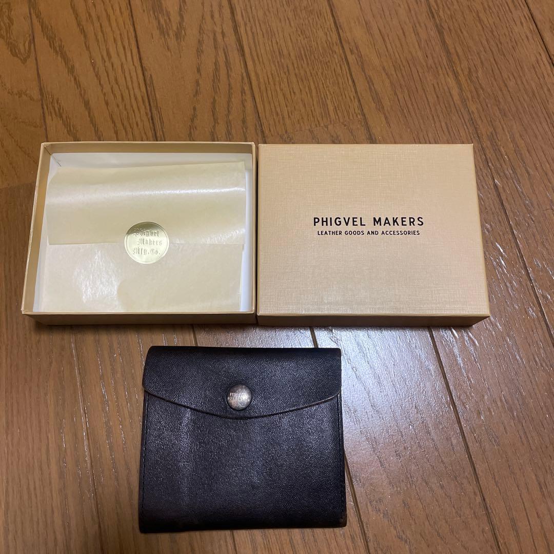 PHIGVEL MAKERS 二つ折り財布 ブラック