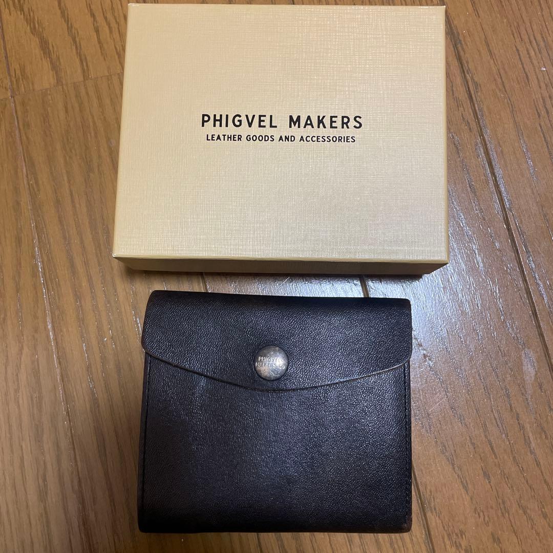 PHIGVEL MAKERS 二つ折り財布 ブラック