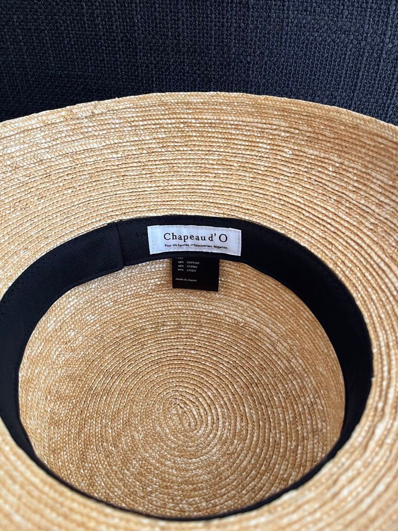 Chapeau d' O シャポードオー 未使用 カサブランカ ブラウン 帽子