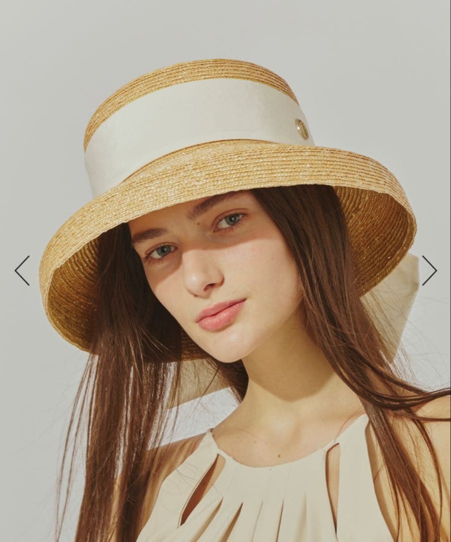 Chapeau d' O シャポードオー 未使用 カサブランカ ブラウン 帽子