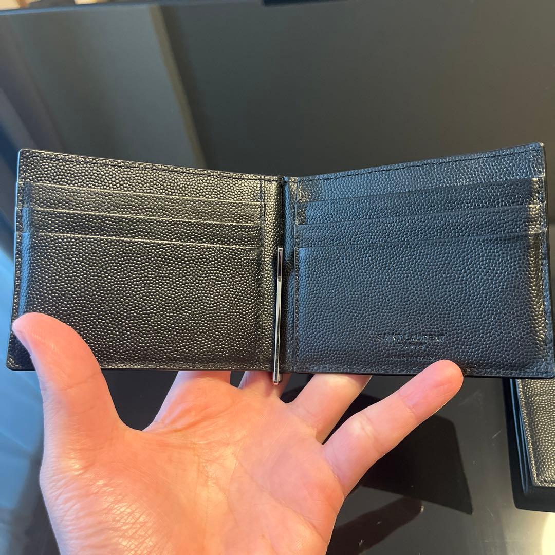 サンローラン　二つ折りマネークリップ、ケース