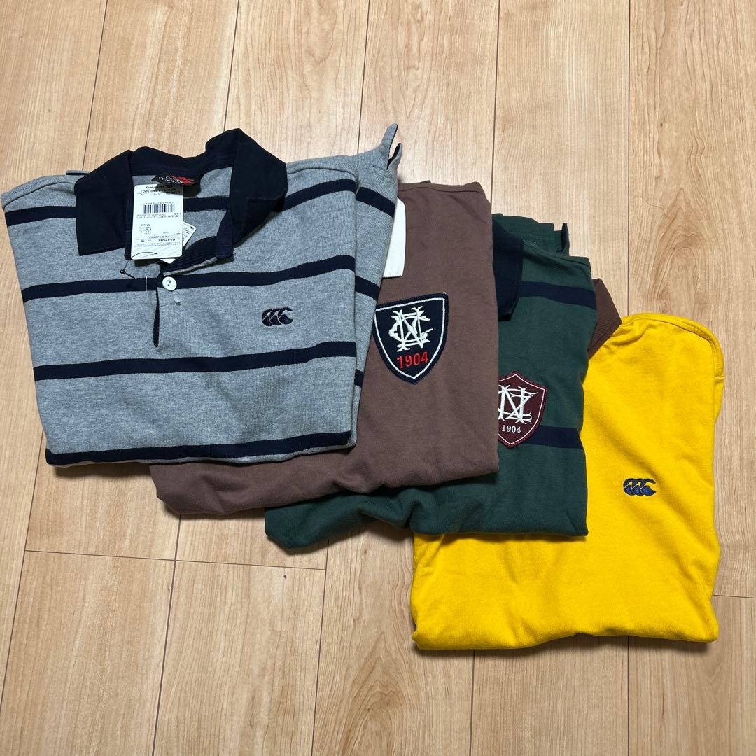 専用出品　Canterbury 4枚セット　長袖ポロシャツ　ラガーシャツ