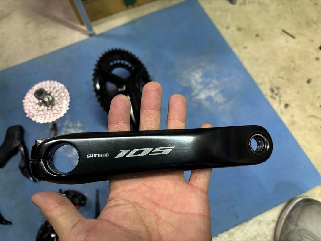 シマノ 105 Di2 12速 油圧ディスク グループセット 中古 作動確認済み
