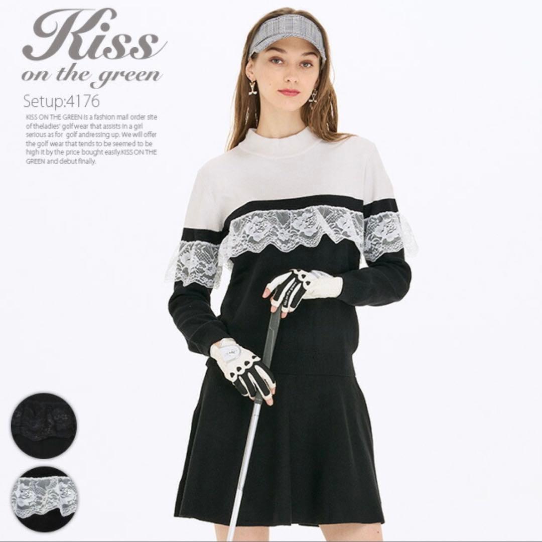 【セットアップ】ゴルフニット＆スカート　M