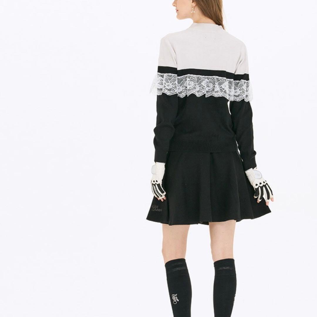 【セットアップ】ゴルフニット＆スカート　M