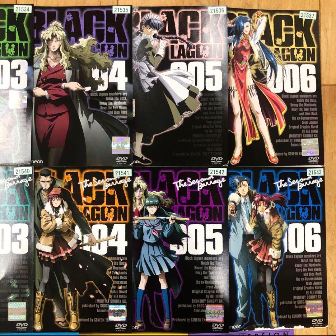 ブラックラグーン　1期+2期+3期　全17巻セット　完結　DVD　アニメ