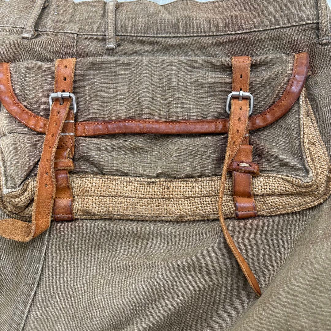 キャピタル　カメラパンツ　ズボン　XL 大きいサイズ　フレアパンツ　ブーツカット