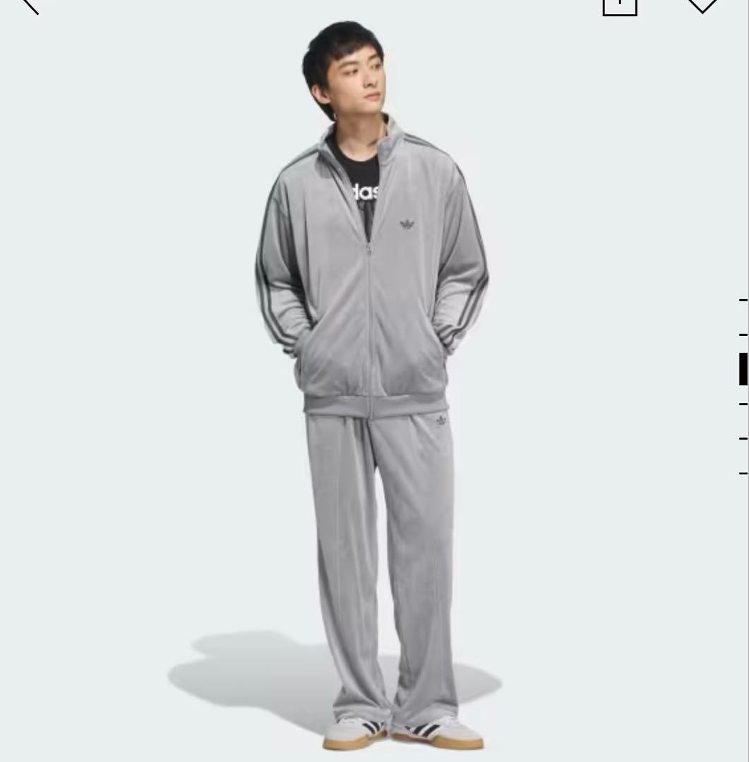 adidas ベロアトラックジャケット　トラックパンツ上下