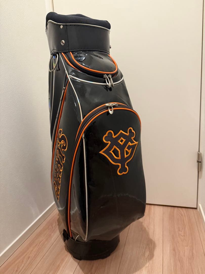 【希少・入手困難】 レザックス ジャイアンツ ゴルフ キャディバッグ エナメル
