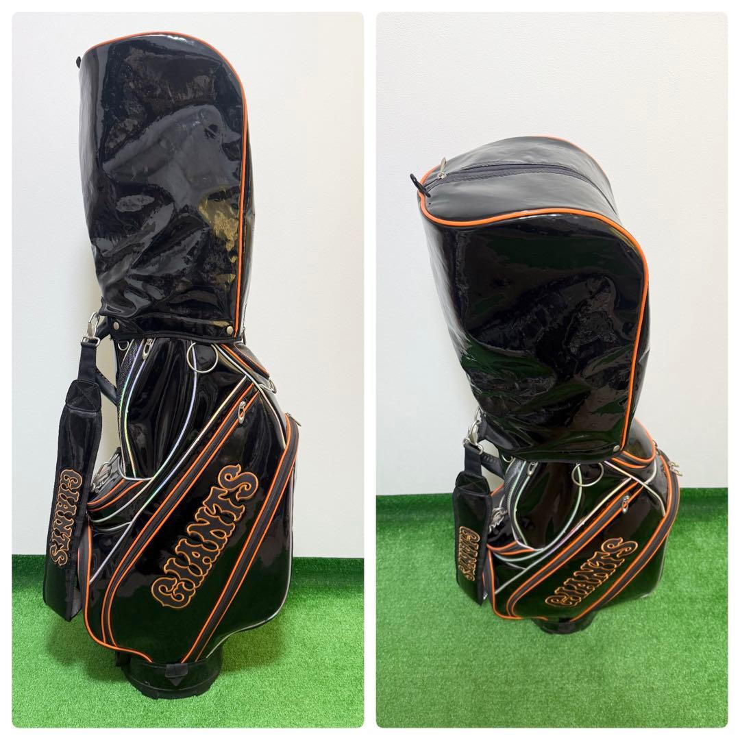 【希少・入手困難】 レザックス ジャイアンツ ゴルフ キャディバッグ エナメル