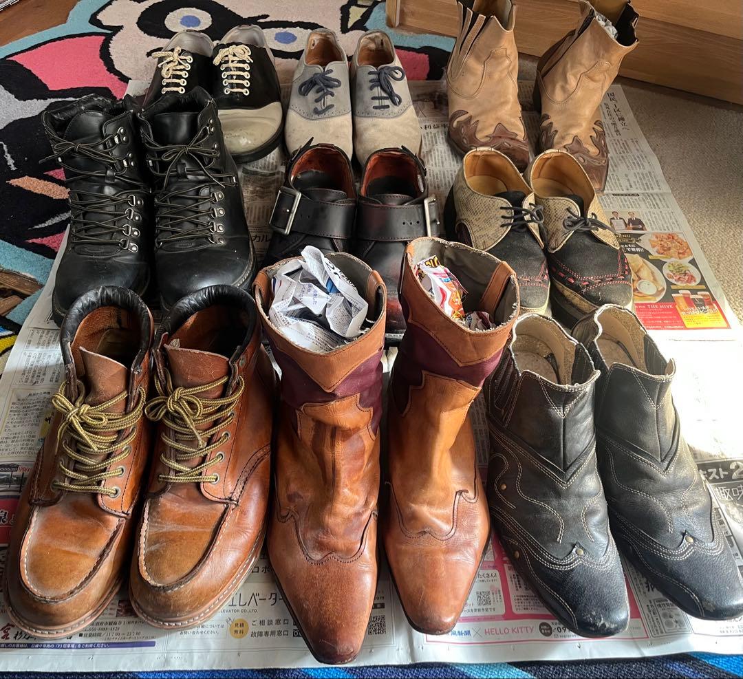 ね*こ様 ヴィンテージ　ブランド　革靴　ブーツ　まとめ売り