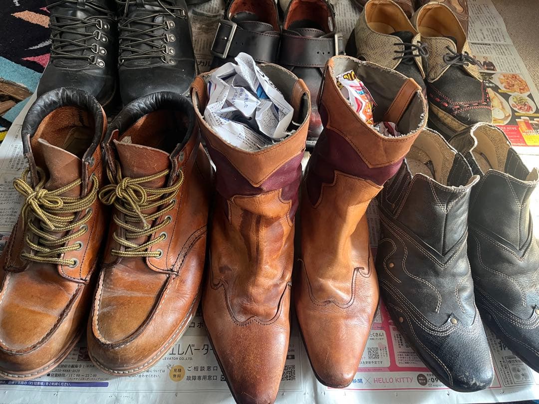 ね*こ様 ヴィンテージ　ブランド　革靴　ブーツ　まとめ売り