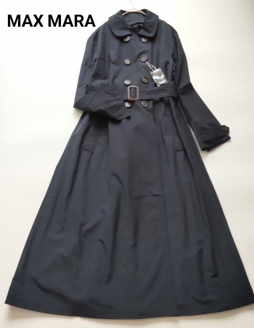 未使用級 マックスマーラ The Cube マキシ丈 ロング トレンチコート