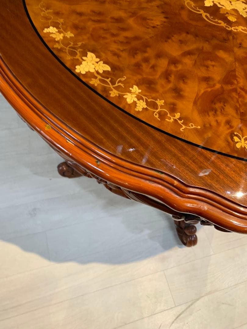 S*H様 アンティーク　イタリア　丸テーブル　カフェテーブル