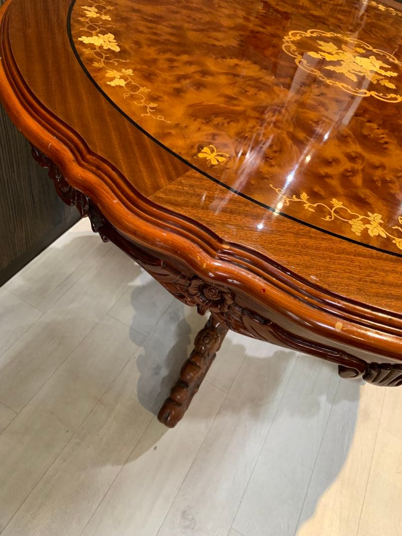 S*H様 アンティーク　イタリア　丸テーブル　カフェテーブル