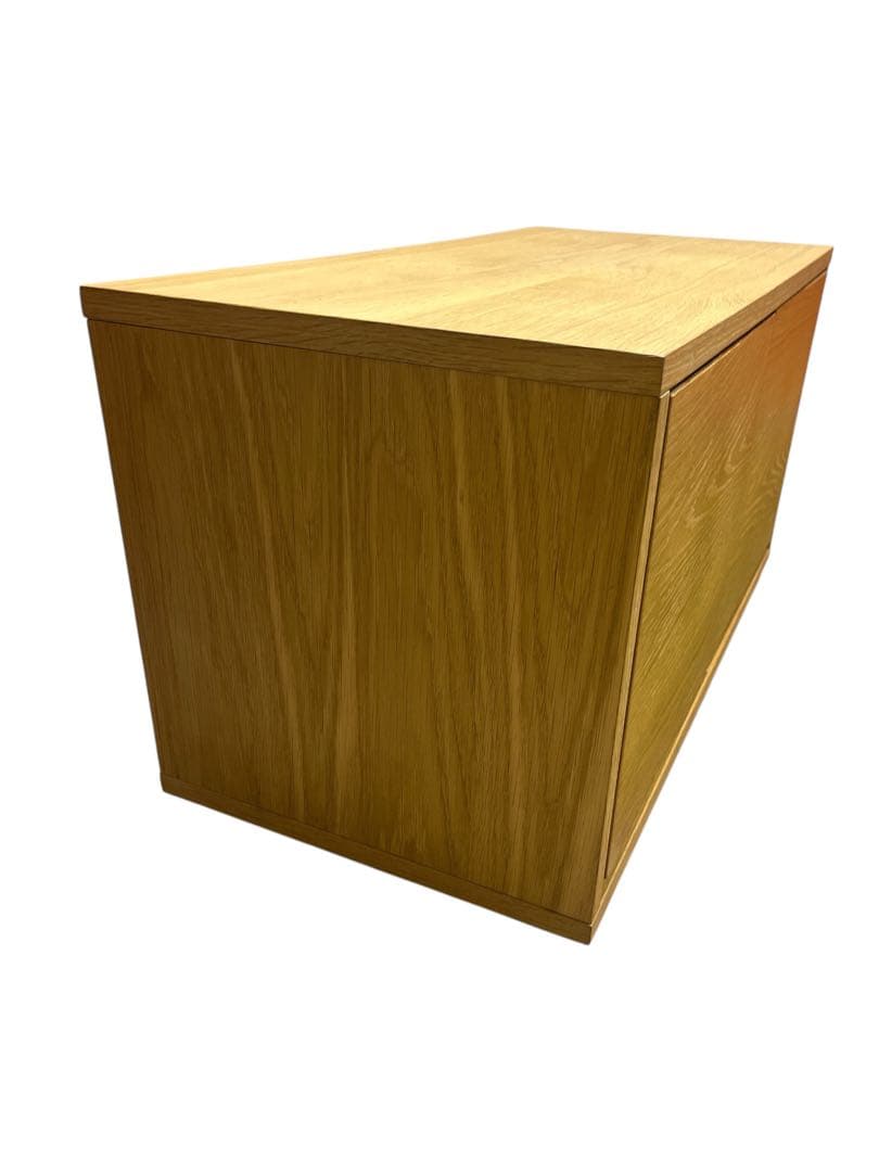 美品　無印　テレビボード　スタッキングキャビネット　オーク