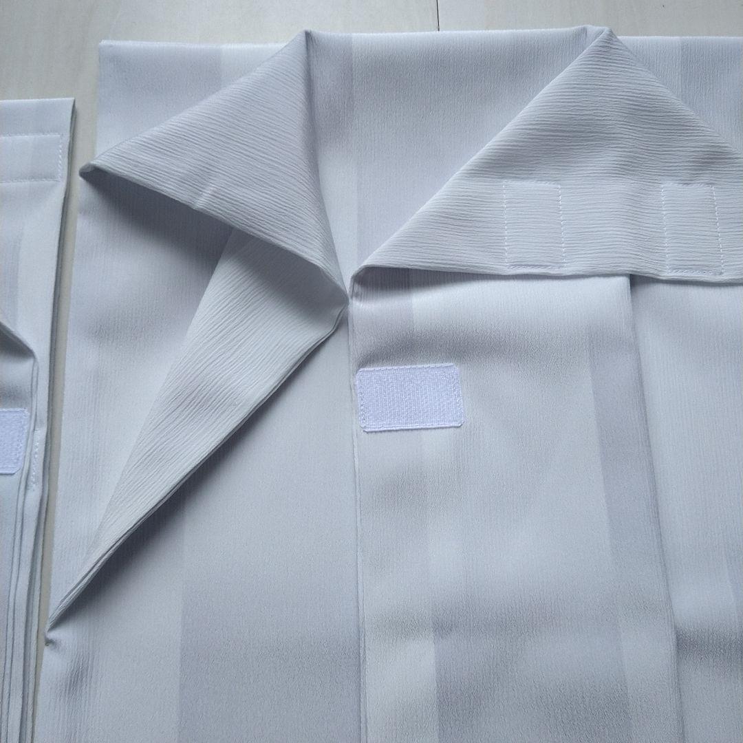 【あき】洗える替え袖 無双 薄グレーのぼかし