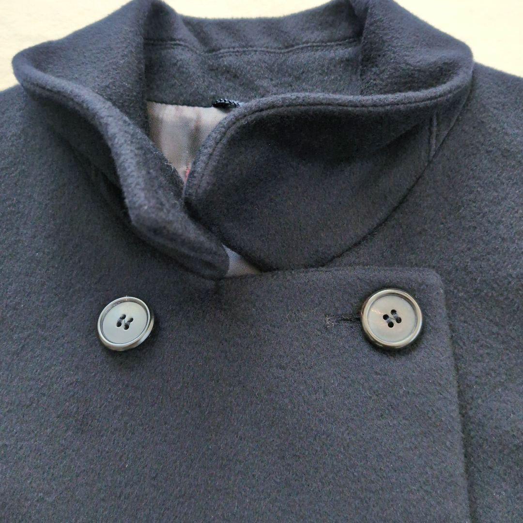 STRENESSE ストラネス カシミヤ100％ ロングコート ネイビー 美品