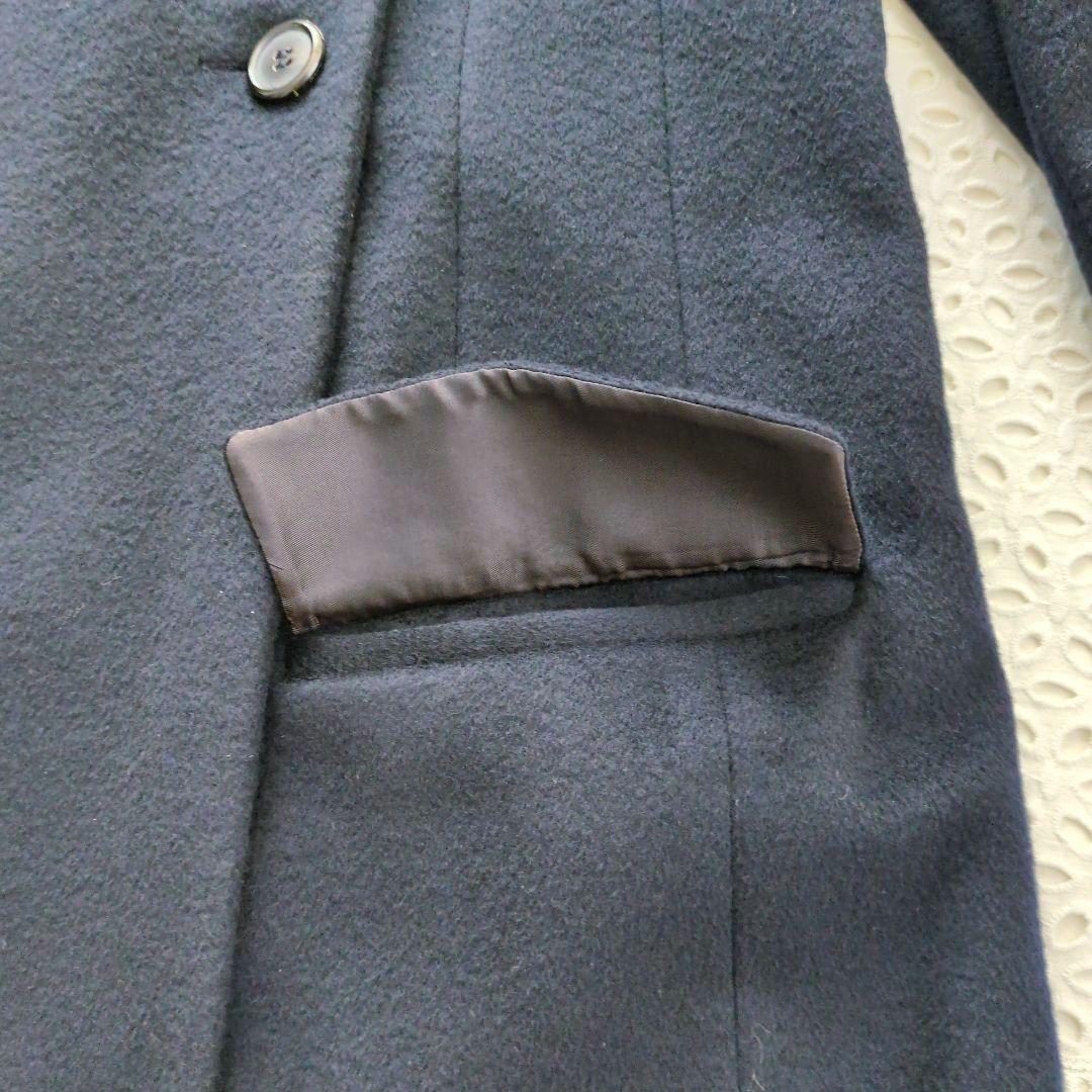 STRENESSE ストラネス カシミヤ100％ ロングコート ネイビー 美品