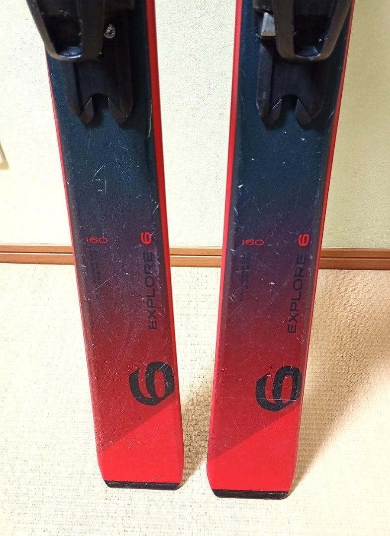 160cm elan explore6 スキー板 ビンディング付き